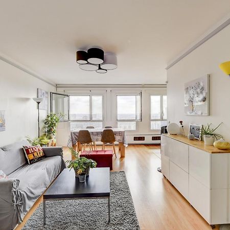 Appartement Place D'Italie Superbe Vue Paris Exteriör bild